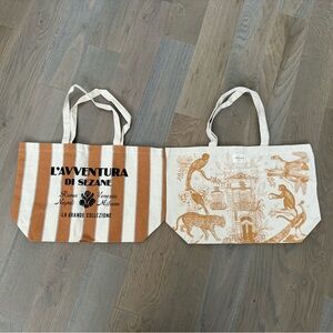 Set of 2 SEZANE Tote Bags - new and unused